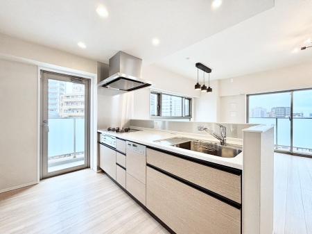 �L�b�`�� ���Ƒ��̉�b�e�ޑΖʃL�b�`���B���������̃p�p�}�}�����Ƒ��Ɖ߂������Ԃ����������I