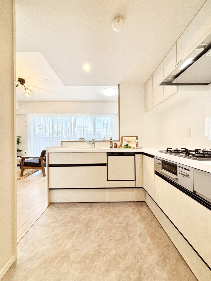 �L�b�`�� �������̂������ŉƑ��̏Ί炪�L����܂�