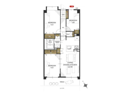 �u�؎s����1���ڂ̒��Ã}���V����