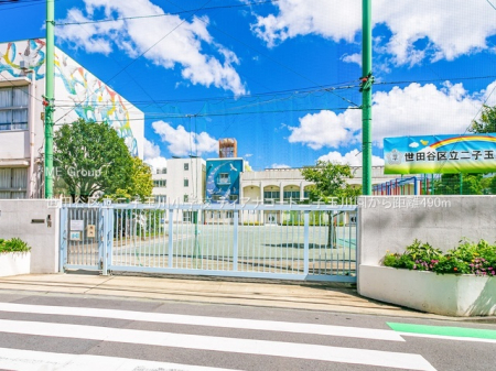 ���ӊ� ���w�Z 490m ���c�J�旧��q�ʐ쏬�w�Z