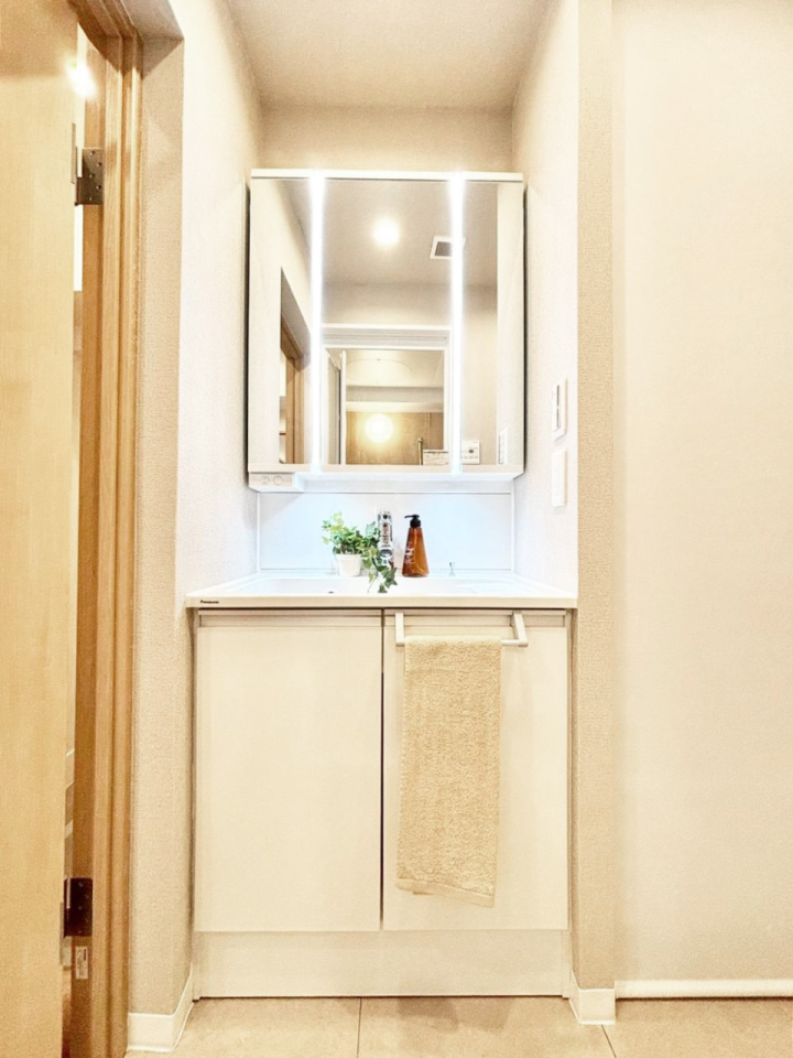 ���ʑ�E���ʏ� �X�^�C�����O�ɕ֗��ȎO�ʋ��A�~���[�L���r�l�b�g�ōׂ������X�b�L��