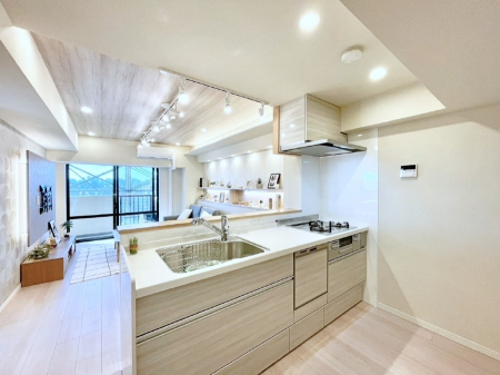 �L�b�`�� ���Ƒ��̉�b�e�ޑΖʃL�b�`���B���������̃p�p�}�}�����Ƒ��Ɖ߂������Ԃ����������I